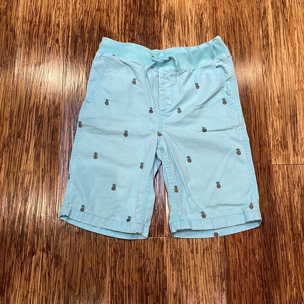 Gap Kids blue pineapple print shorts size XXL